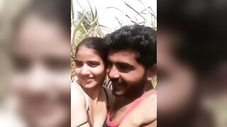 Dehati Foreplay Romance Outdoor Xvideo