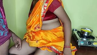 Indian kitchen sex Stepmom Stepson