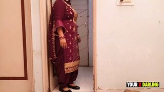 Punjabi bhabhi wants bihari's dick in her pussy when he is pissing in the bathroom