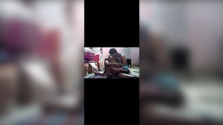 Indian wife hot kissing in lips