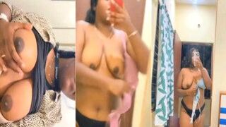 Desi Girl Record Her Big Boobs Video