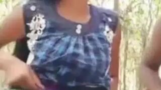 Tamil School Girl With Bf Having Sex Outdoor Her Bro Caught Them On Mms Cam