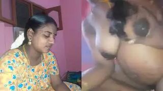 Milky Boobs Tamil Sex Wife Viral Handjob To Hubby