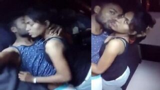 Mallu girl kissing her boyfriend