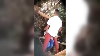 Sexy Girl Xxx Fuck By Boyfriend In Park In Stand Position, Sex With Romance