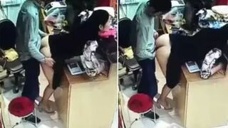 Spy Cam Caught Lewd Desi Boss Fuck Saleswoman In Exchange For Clothes