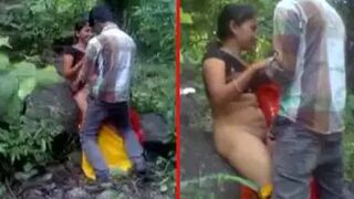 Outdoor Hardcore Village Sex Fun With Innocent Teen Girlfriend