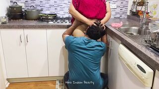 Beautiful Indian Maid Cheating with her Boss - Moaning Sensual Sex - Desi Pussy Eating - Boobs Press