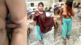 Desi Big Boobs Worker Chudai Video in a Factory