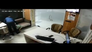 Extremely Beautiful Secretary Fucked By Manager In Office CCTV Cam Recorded (2)