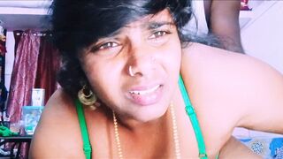 Desi stepmom and stepson dildo condom dogge style fucking. Telugu dirty talks. xxx sex video 2