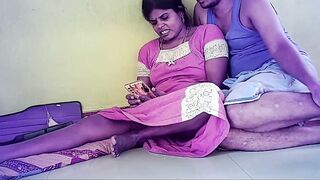 Indian village house wife natural big cock pushing Baskarv1234