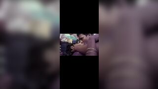 Indian village house wife hot lips kissing ass