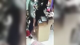 Shopkeeper Sex With Employe Girl In Shop In Doggy Style Chapchard By Cctv Camera