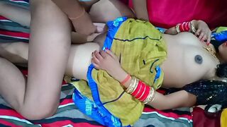 Indian newly married woman first night fucking