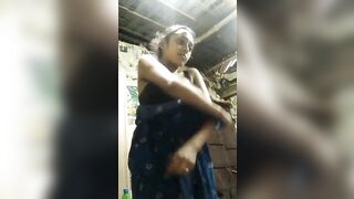 Dress Changing Village Girl Nude Show For Lover