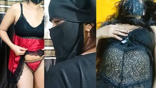 A beautiful muslim girl in burkha looking sexy and hot, and hard by boy