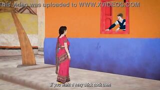 Indian Desi Savita Bhabhi's Pussy Hunger Was Saturated by the Neighbour Hindi Audio