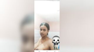 Big Boobs Wife Naked Bathing Viral Video Call