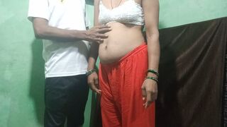 Desi Indian Pregnant Bhabhi Ko Khade Khade Choda: Babysitter Porn