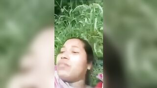 Village Bhabi Fucking In Outdoor Jungle