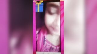 Dehati Girl Boobs Show To Lover On Video Call