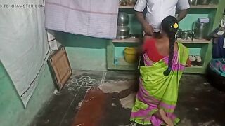 Desi aunty home cleaning sex with his house owner xxx sex video 2