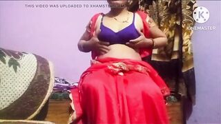 Indian desi bhabhi milking boobs and masturbation her hairy pussy