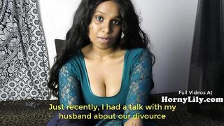 Bored Indian Housewife begs for threesome roleplay Hindi (English subtitle)