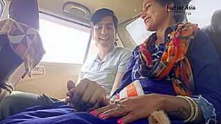 Desi Divorced-aunty-boned-in-car-by-stranger-hot-bang-session-ep.-1