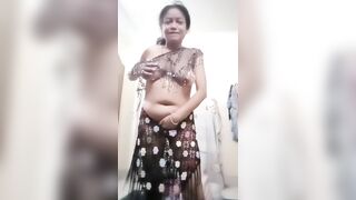 Assamese Bhabhi Boobs Show For Husband Friend