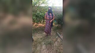 Hot sexy Kitu Bhabhi got naked in the jungle and gave her friend a full view of her breasts and pussy.