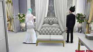 Bulma Marriage Episode 1 Bulma Delicious Wife Marries her Beloved Husband but is Blackmailed by the Master and Fucked by Blacks on the Day of Her Wedding Netorare Hentai