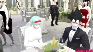 Bulma Marriage Episode 1 Bulma Delicious Wife Marries her Beloved Husband but is Blackmailed by the Master and Fucked by Blacks on the Day of Her Wedding Netorare Hentai