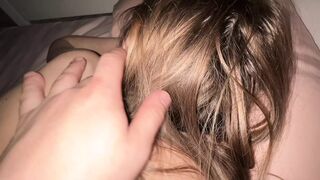 18 years old queen of anal close ups presenting her wet hole and gets massage