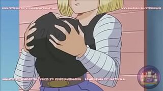 Android 18 porn animation