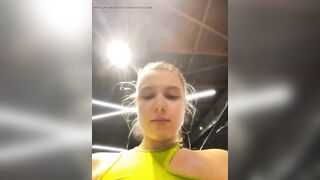 Train and masturbate in the gym